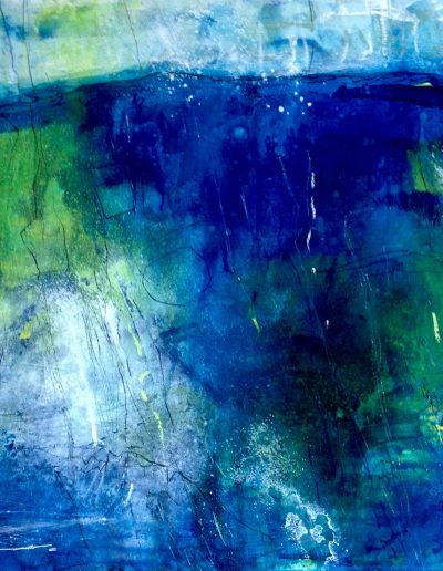 Jacqueline Quinn, 'A River Runs Through It', 60x60cms, Acrylic on Board