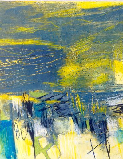 Jacqueline Quinn, 'Borderlands', 40x40cms, Acrylic on Board
