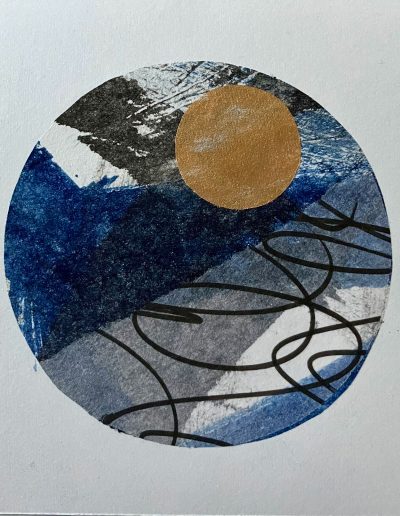 Jacqueline Quinn, 'Gathering', Monoprint & Chine Colle