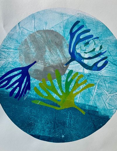 Jacqueline Quinn, 'The Mermaids Tale 2', Monoprint & Chine Colle