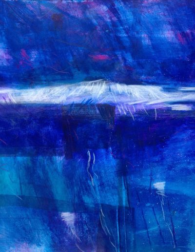 Jacqueline Quinn, 'The Quiet Places', 40x40cms, Monoprint & Chine Colle