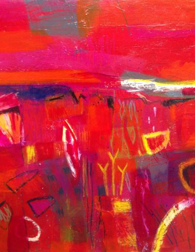 Jacqueline Quinn, 'Three Trees', 30x30cms, Acrylic on Board