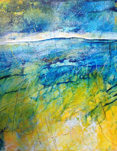 Jacqueline Quinn, 'Time After Time' 30x30cms Acrylic on Board
