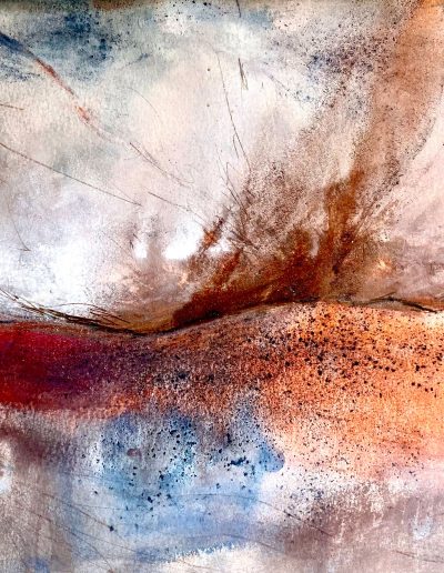 Jacqueline Quinn, 'Wintering', 30x30cms, Watercolour & Mixed Media